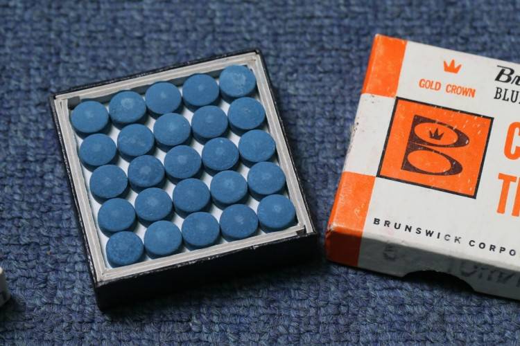 绝版金冠蓝钻皮头中性硬弹宾士域斯诺克台球杆枪小头10mm12mm单粒