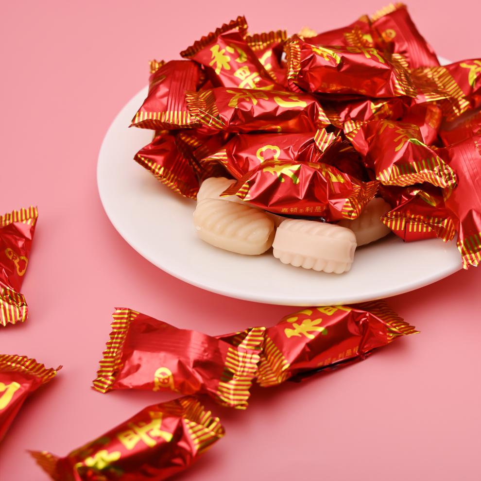 嘉顿利是糖 350g袋 香港进口利是糖 草莓味嘉顿什锦糖 年货喜庆结婚