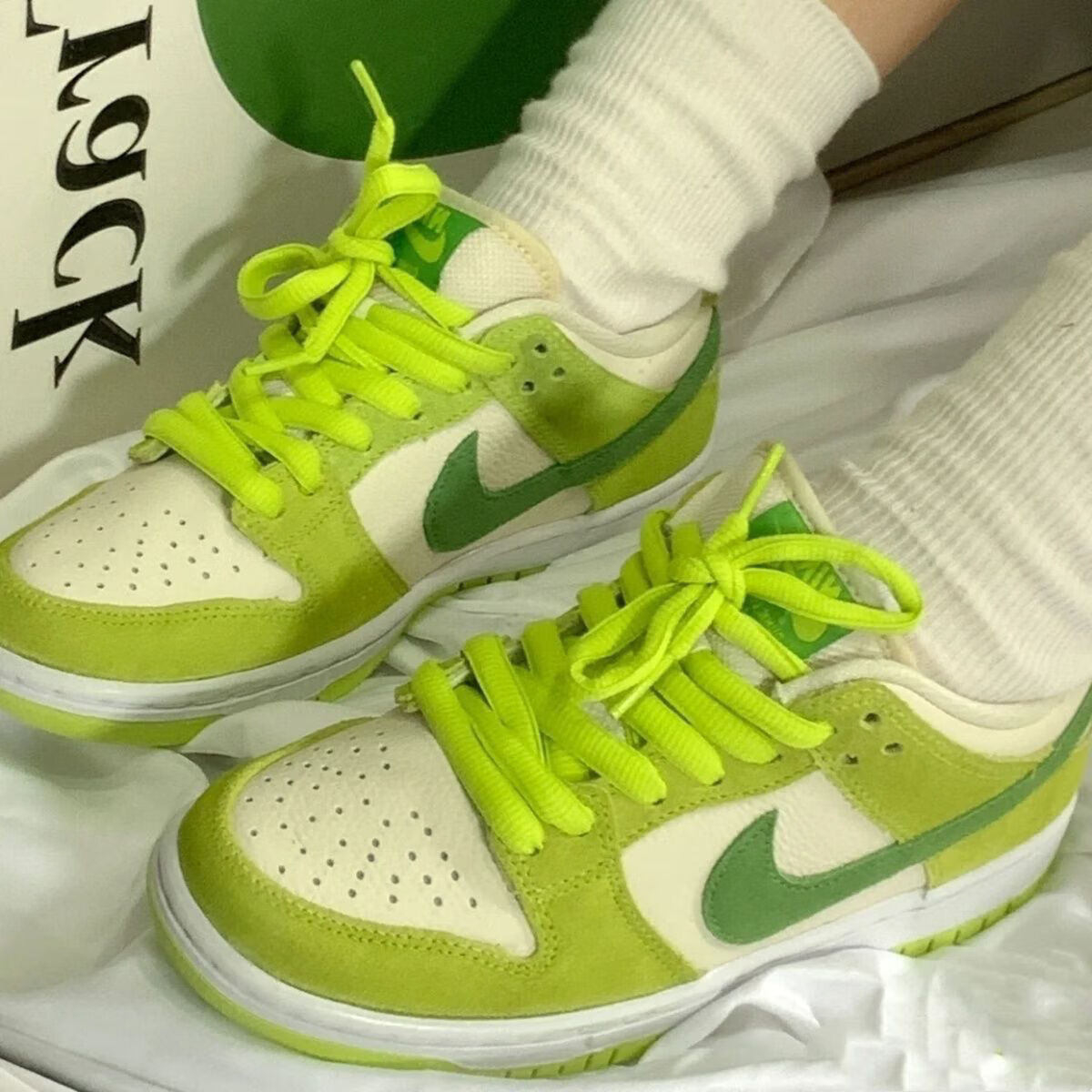 莆田纯原 dunk sb 青苹果运动鞋气垫鞋篮球鞋休闲显白男女鞋 dunk青