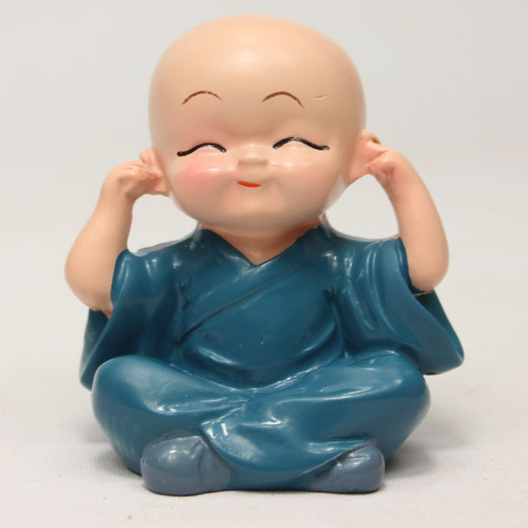 现货直发意小和尚功夫沙弥摆件家居装饰品工艺品客厅书房卧室佛像摆设