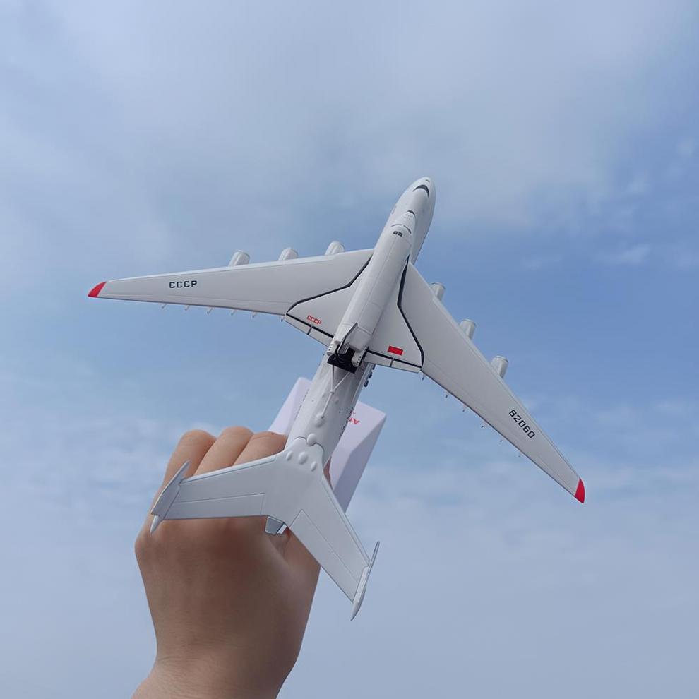 安225运输机飞机模型 乌克兰an-225-cccp版暴风雪号1:400六一礼物 安