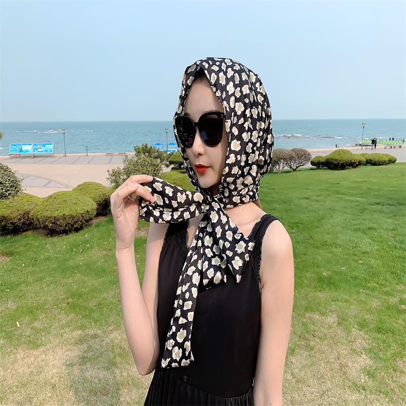 karond新品头巾女回族的纱巾新款头套仿飘带帽子款绑巾网红方便回族