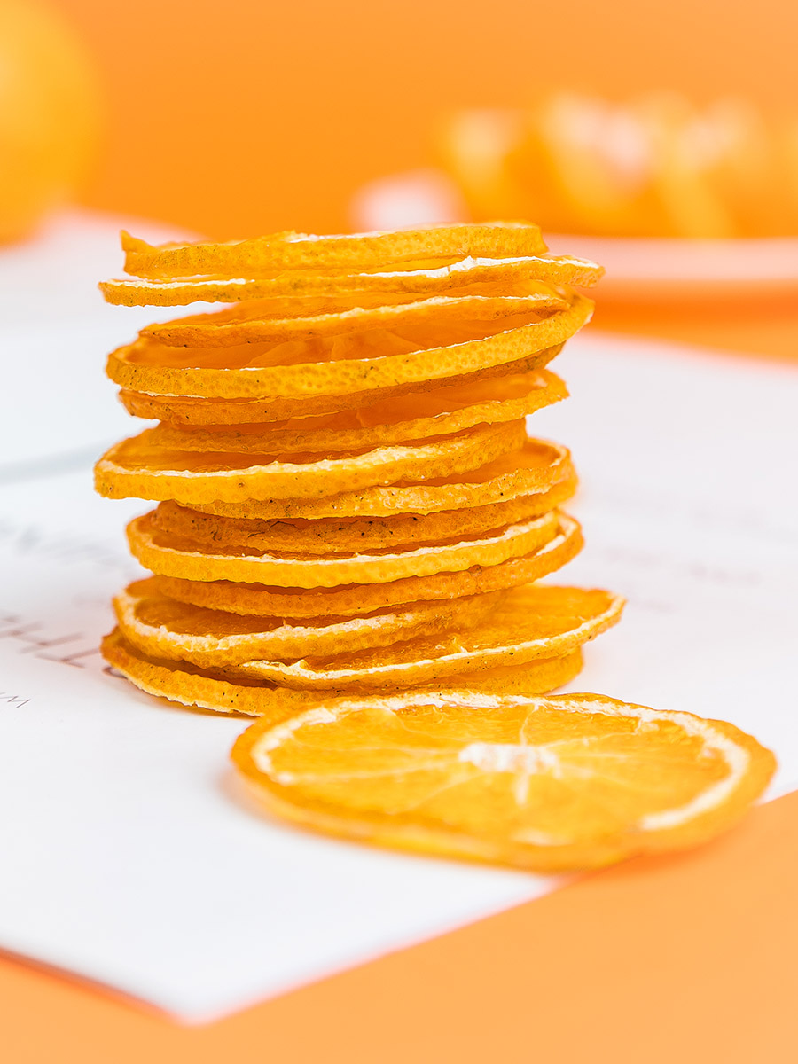 柑橘干片手工水果橘子干桔子干片 干沃柑干片干陈皮茶泡水花果茶