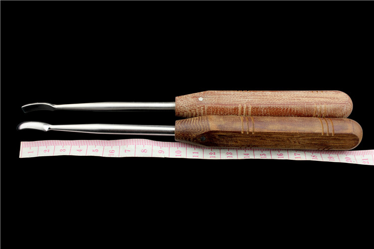 骨科手术器械医用骨膜剥离器分离挂离木柄骨膜剥平子剥平器玻璃器整理