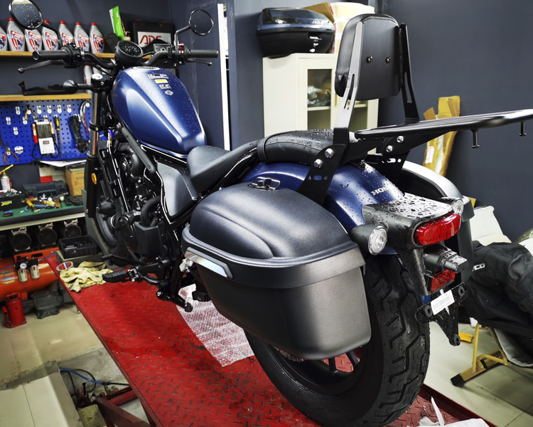 适配本田cm300 cm500摩托车改装边箱骑士箱边包摩托车箱后侧箱尾箱