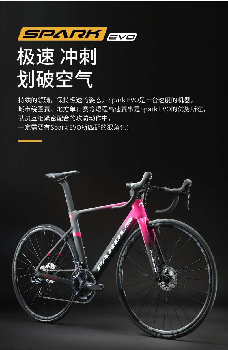 歡穎【】瑞豹spark evo spark aero公路車 全碳纖維油壓碟剎uci比賽