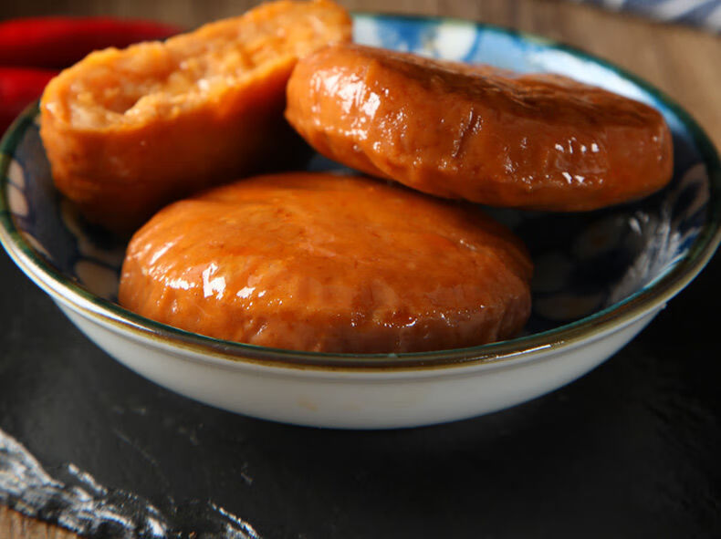 虎皮脆骨鱼饼脆骨龙虾饼开袋即食夹心鱼饼网红食品速食鱼丸 虎皮脆骨