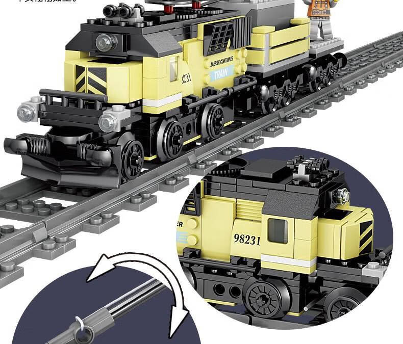 乐高(lego)旗舰城市电动轨道火车积木高难度巨大型男孩子拼装玩具8-12