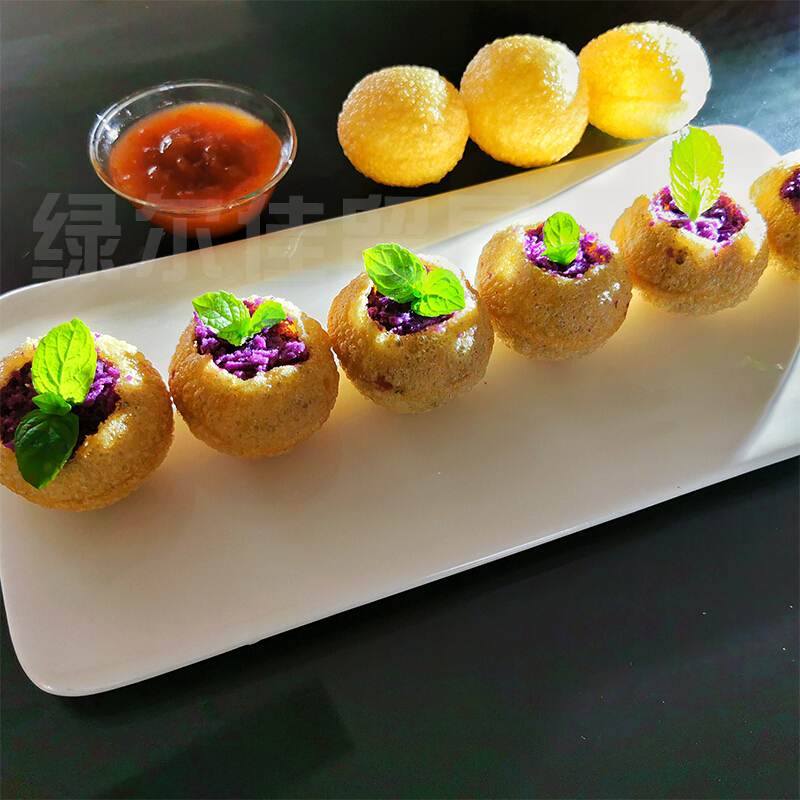 橙伯乐印度脆球抖音同款panipuri印度进口空心球街头小吃油炸玛莎拉脆