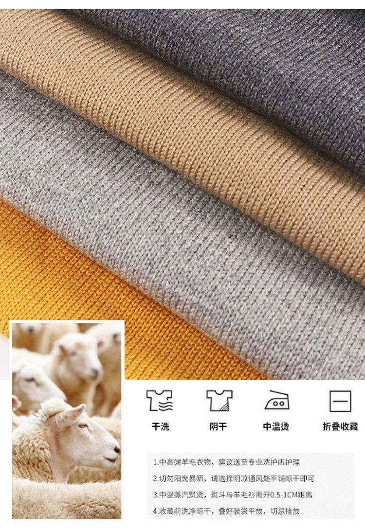 羊毛线纯羊毛中粗线上海手工编织中粗纯毛线团290毛衣线df310深蓝买