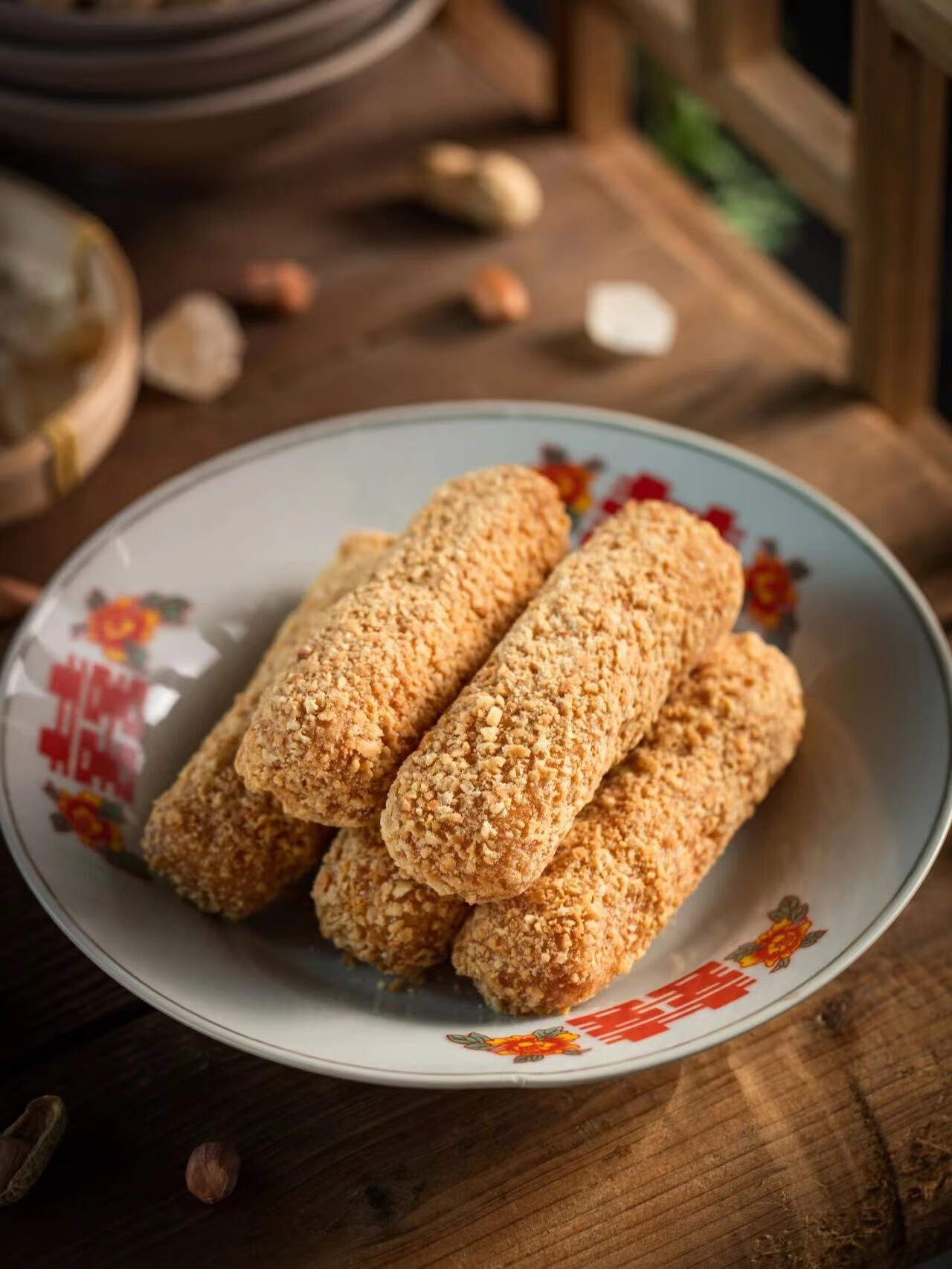 晨臻 港式麻粩闽南特产永春闽贡麻粩508g*2送礼盒古早风味纯手工传统