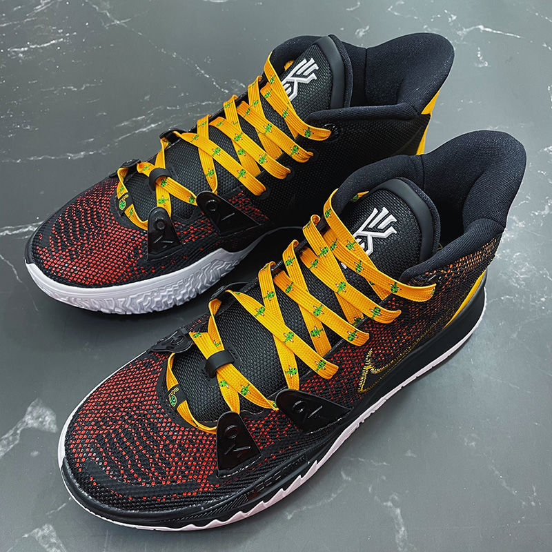 欧文7鞋带ch球鞋配件原创适配ni外星人黑黄rayguns 欧文7黑蓝鸳鸯鞋带