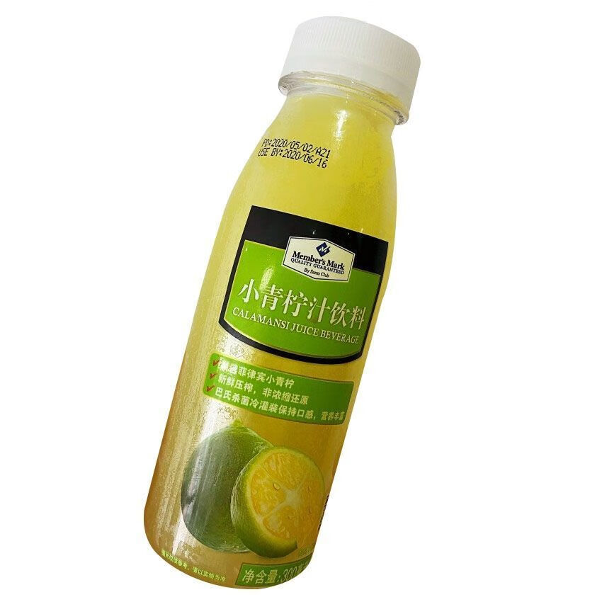 山姆小青柠汁【300ml/1l/瓶】山姆小青柠汁饮料柠檬果汁山姆会员商店