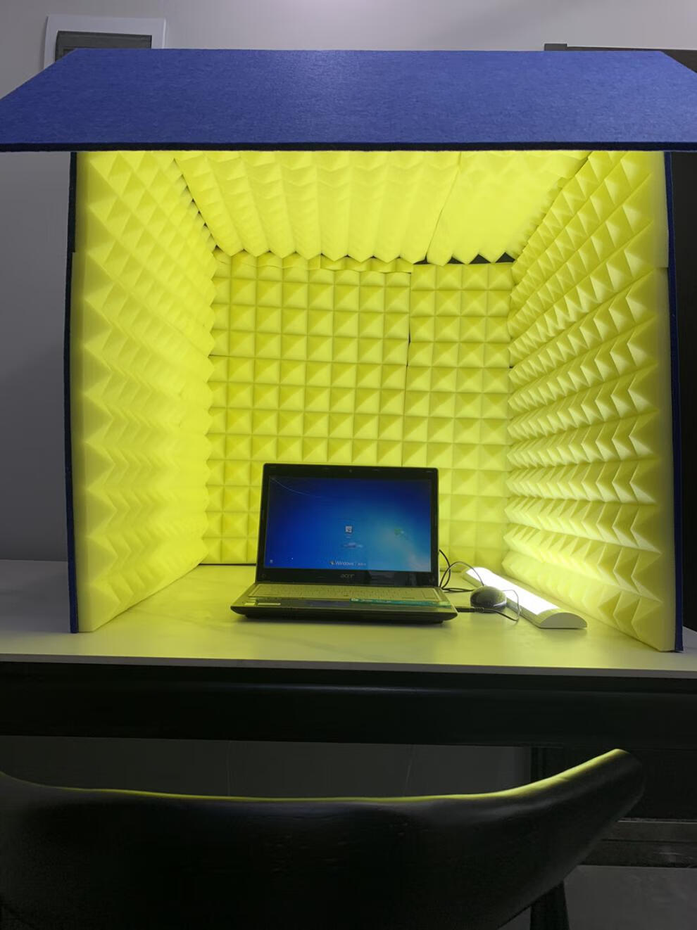 桌面简易小型录音棚家用防房混降噪消除混响播音喜马拉雅隔音房