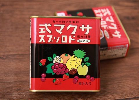 日本原装佐久间什锦水果糖再见萤火虫之墓吉卜力罐仔糖果综合水果味