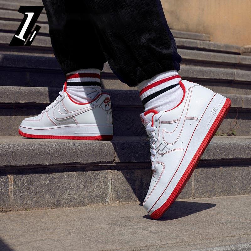 纯原版小时发货af1空军一号复古缝线洛克公园男女板鞋校园百搭休闲