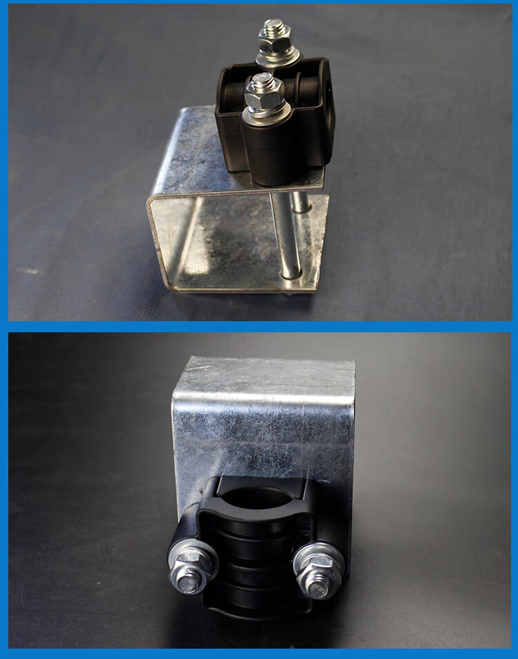 高压电缆固定夹塔机配件电缆线夹子电缆卡扣塔吊高压防风电缆线夹固定