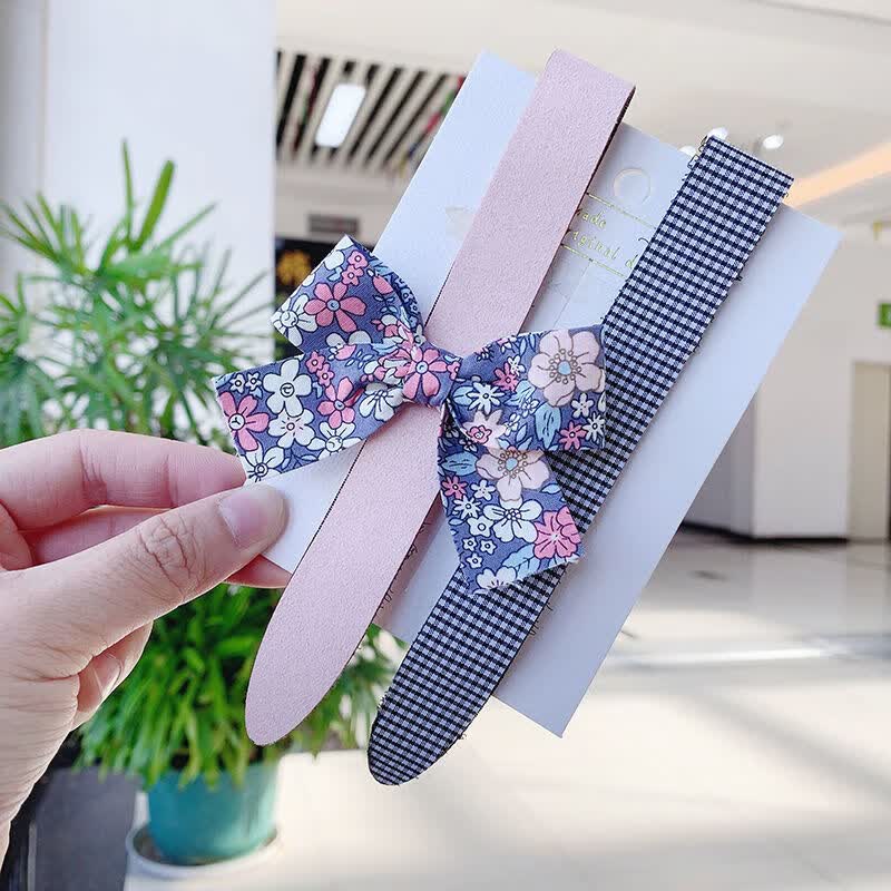 女童宝宝魔术贴发箍发带女夏日儿童发夹刘海贴碎发帖头箍头饰发饰套