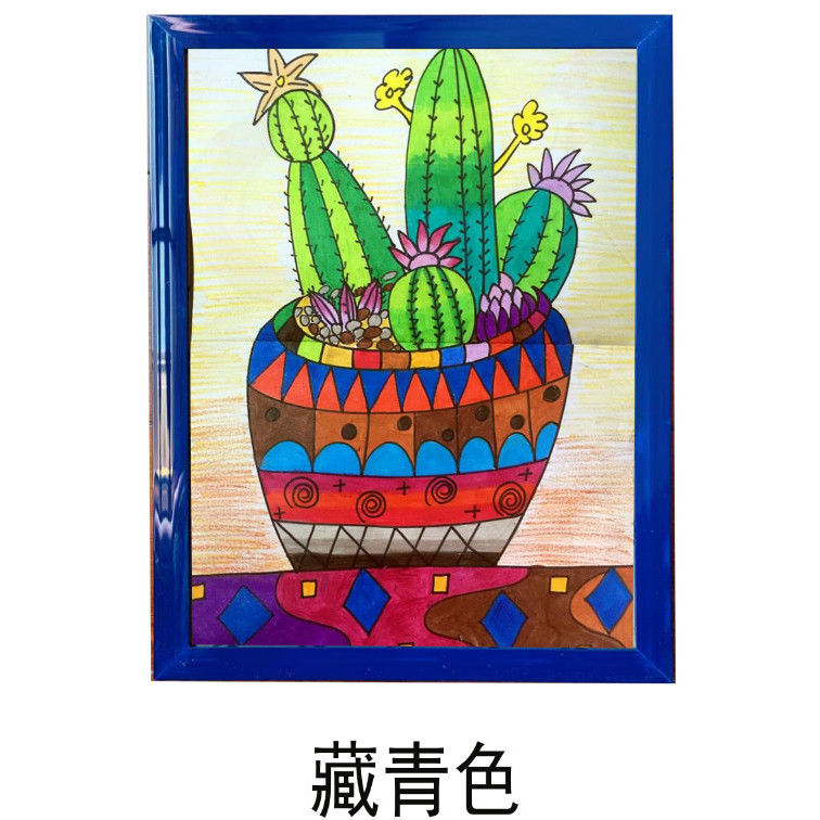 迎新必备画框挂墙a34k8开16寸16k儿童画装裱美术画素描a48k4开画框