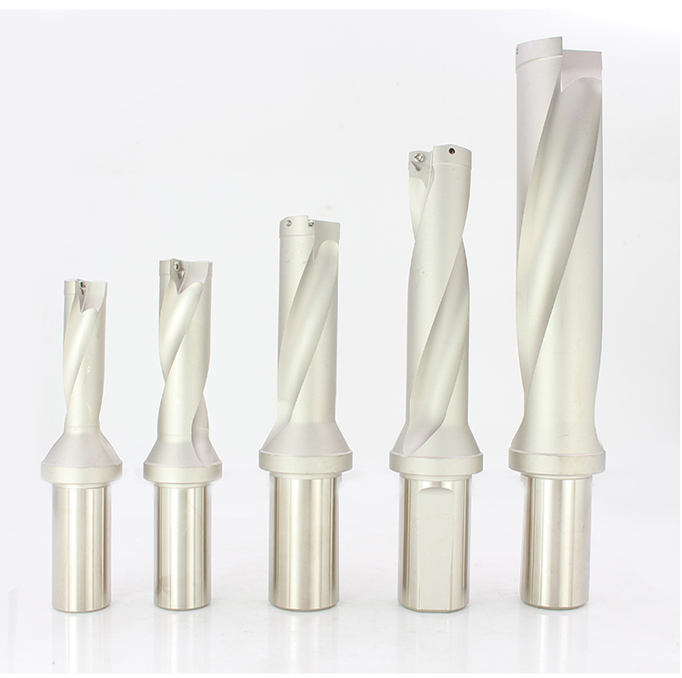 u钻快速钻头暴力钻平底加长1460喷水钻3倍5倍径wc刀片刀柄3倍径d25530