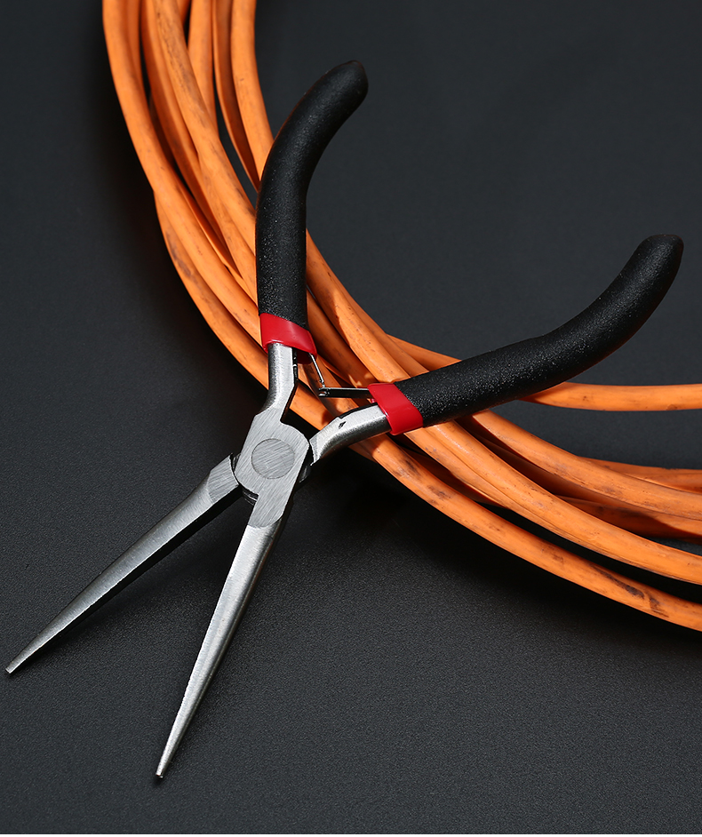 悦趣针嘴钳尖嘴钳多功能钳子小6寸手工diy夹持迷你工业级电工尖头钳