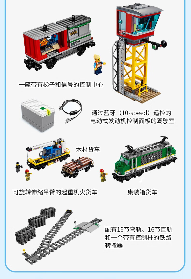 乐高lego城市系列儿童积木男孩玩拼装玩具新款模型警用直升机60243