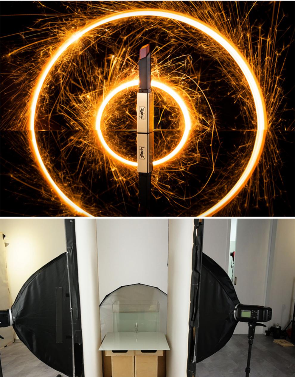 摄影倒影板钢化玻璃30/40/60cm亚克力黑色白色背景板反光板珠宝拍摄