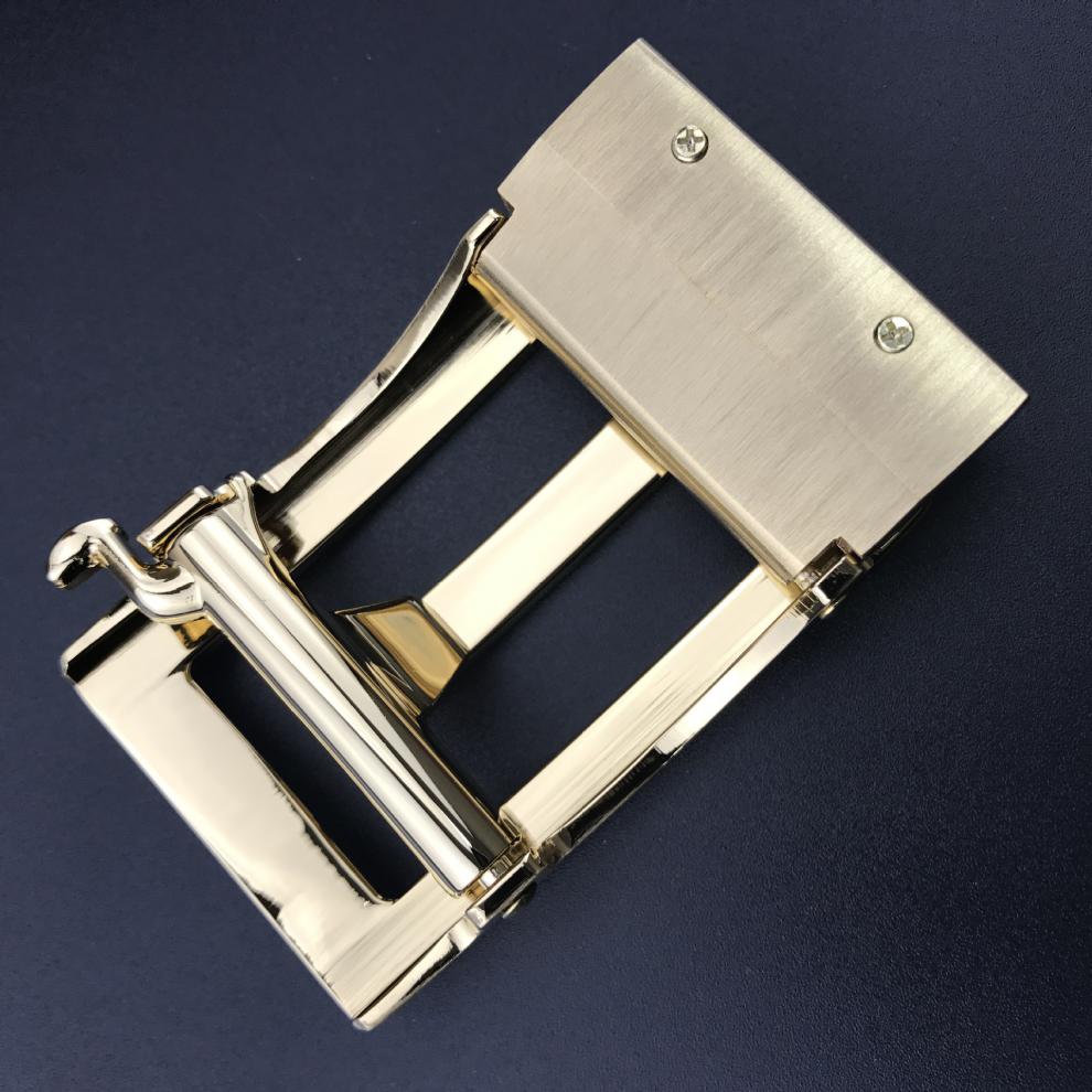 5cm腰带扣头男商务 金色