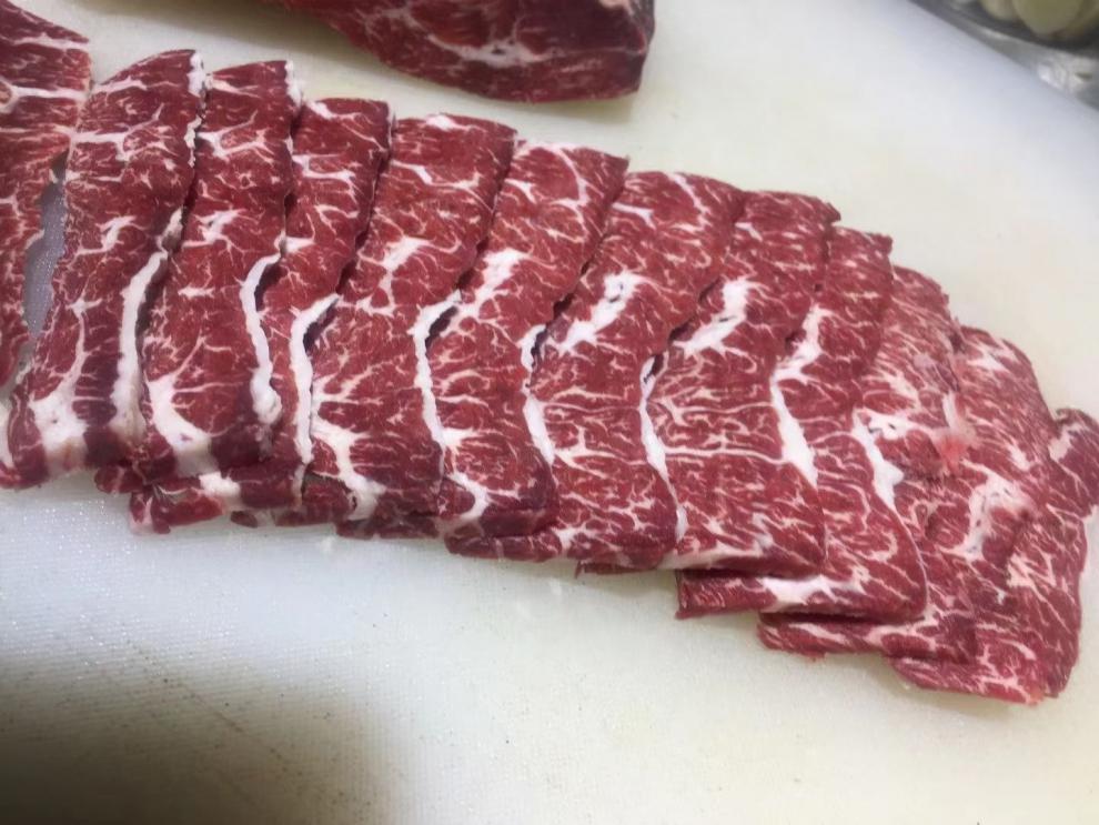 秒发4斤进口安格斯谷饲200天肩胛小排牛小排小排2000克 健身【图片