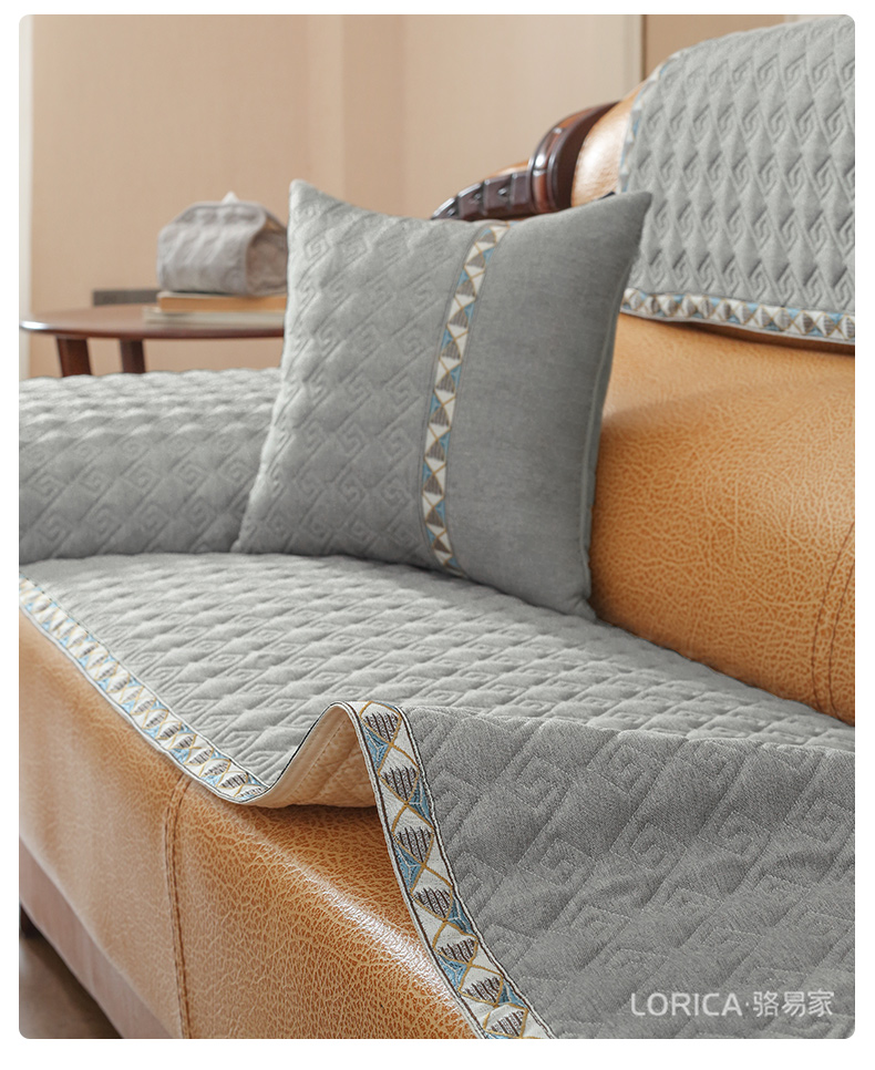 老式沙发套光影皮质沙发专用子防滑四季通用客厅老款坐保护老式沙发套