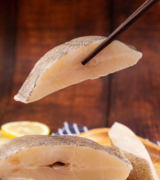 鲽鱼块比目鱼切段鲽鱼身鸦片鱼段新鲜冷冻鲽鱼块海鲜鲜活腾旺纳跃五斤