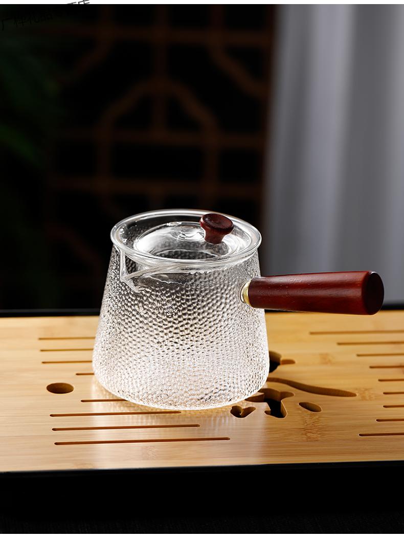 焱思泰煮茶壶小型日本进口侧把煮茶壶单壶小型迷你煮茶器玻璃耐热家用