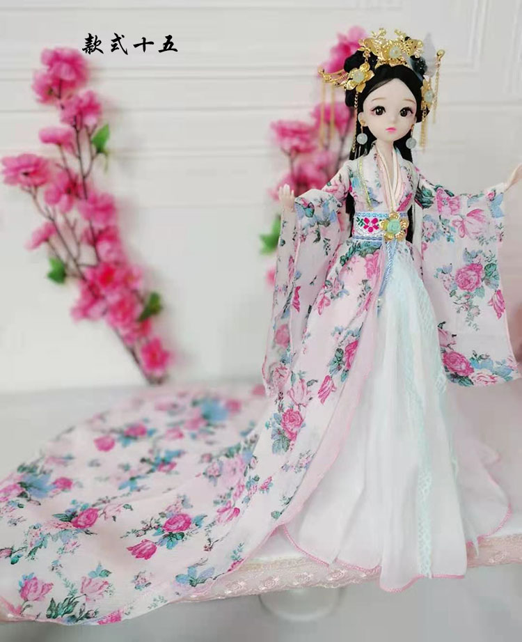 30厘米汉服古装古代风芭比娃娃玩具女孩子公主送女儿童节生日礼物款式