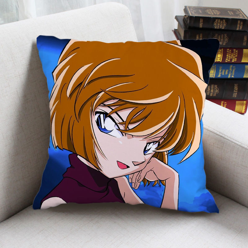 灰原哀抱枕 可定制动漫枕头双面名侦探柯南周边二次元靠枕靠垫生日