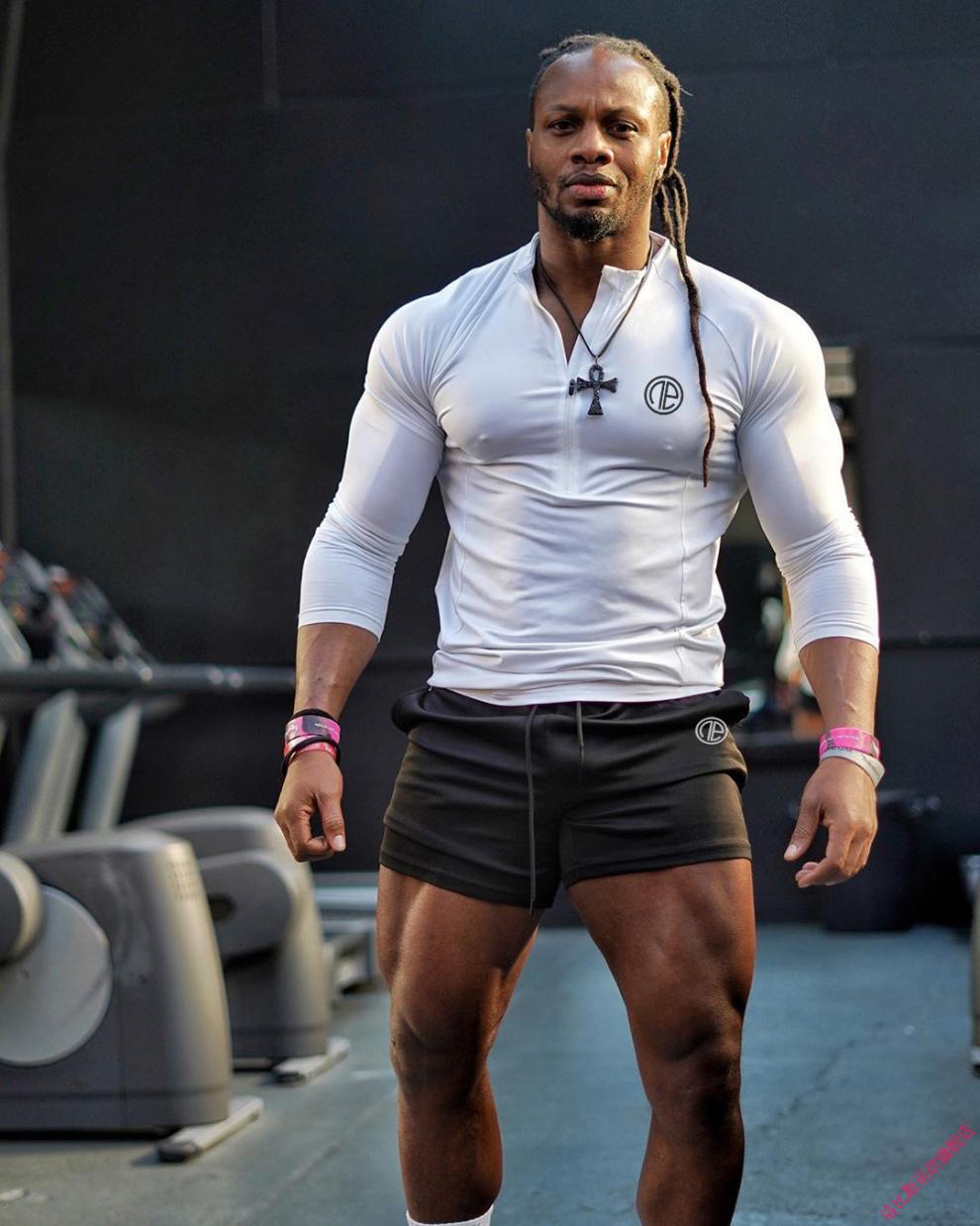 肌肉健身兄弟t恤肌肉健身兄弟新款男士运动长袖t恤休闲紧身高弹力速干