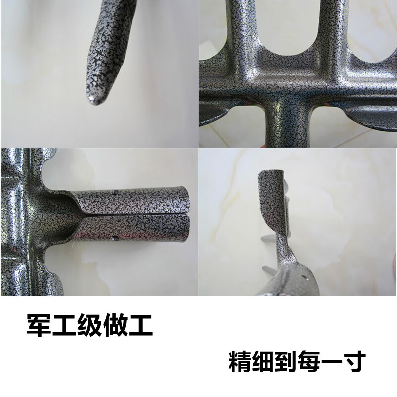 四齿叉子松土翻地神器深翻锰钢锻打挖荸荠马蹄红薯山药姜开荒家用