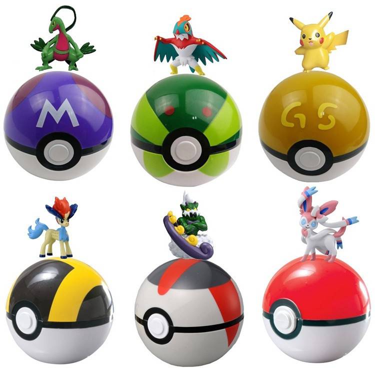 神奇宝贝宠物小精灵宝可梦儿童玩具7cm 公园球
