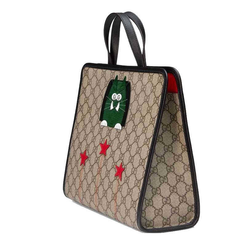 gucci/古驰儿童双g纹猫咪手提袋645290预售代购预售代购 9777 kwzbn