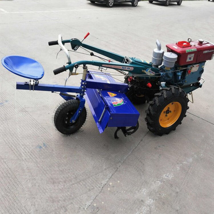 手扶拖拉机耕地机 小型水田柴油旋耕机 手扶式犁田机 汽油四驱【图片