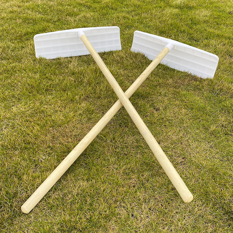 大棚除雪神器刮雪板塑料耙子刮耙刮镐户外推雪板搂雪耙粮食晒谷耙加厚