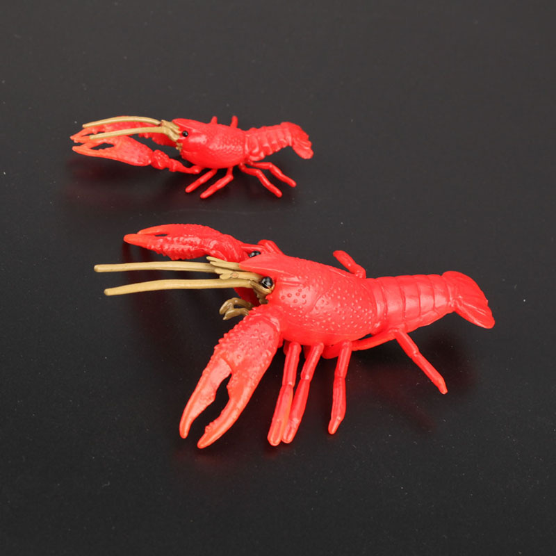 童德小龙虾海洋动物模型玩具儿童男孩女孩礼物认知水族馆纪念小龙虾
