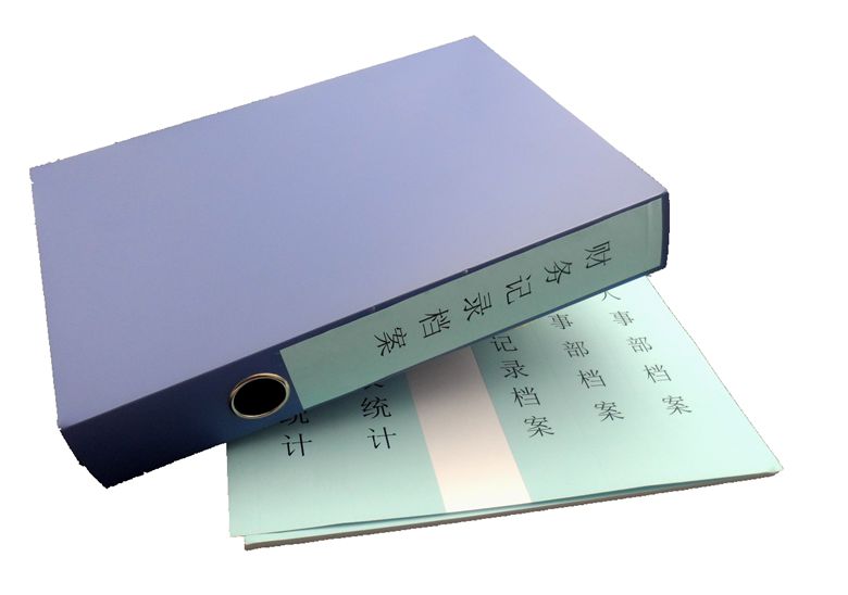 文件夹侧面标签贴纸分类整理档案盒标签贴纸不干胶定制浅蓝色212厘米