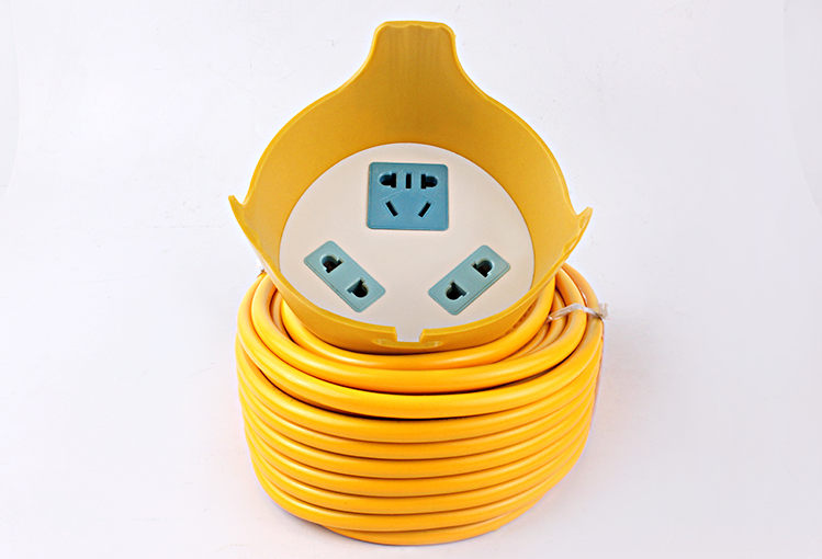 户外防水插座加长户外防水插座充电线延长插排防雨淋电源接线板3位排