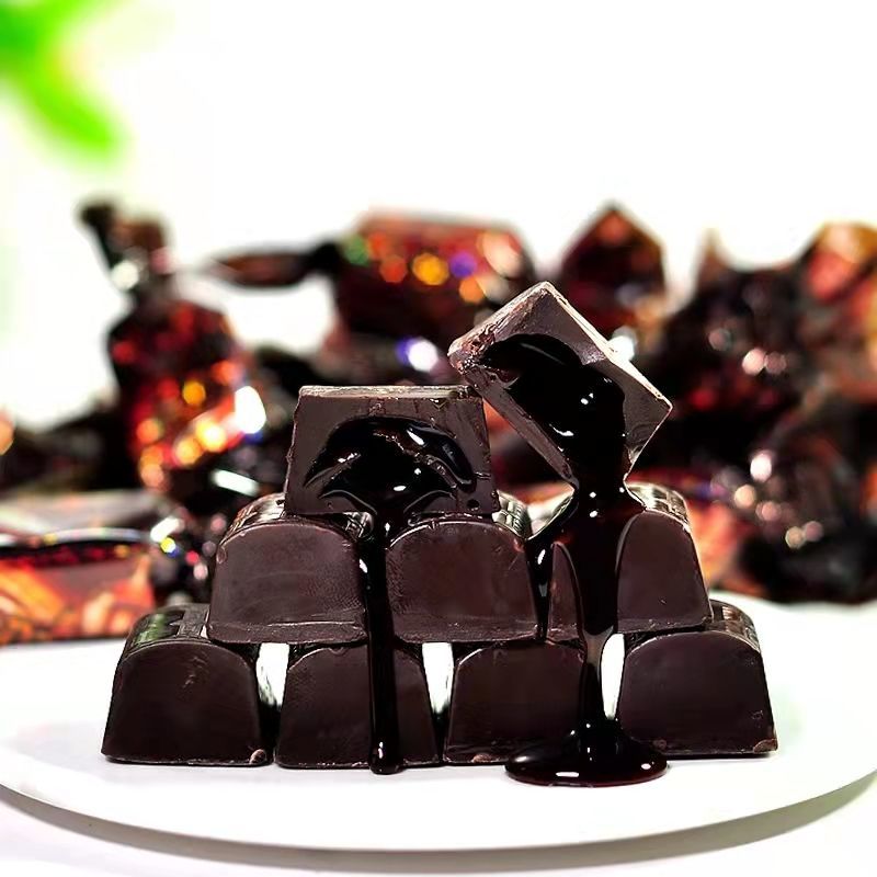 酒心巧克力威士忌酒心夹心糖牌巧克力糖喜糖威士忌酒心500克34颗