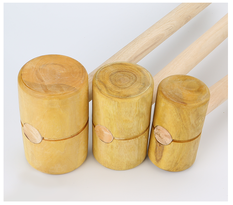 木锤小木锤圆头木锤子木工实木木槌家用木榔头手工木头锤敲击工具