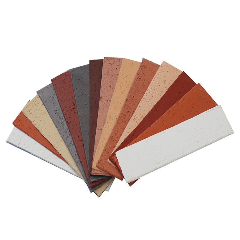 红色劈开砖软瓷砖柔性mcm饰面砖轻薄工程外墙砖软陶文化砖文化石 拉毛