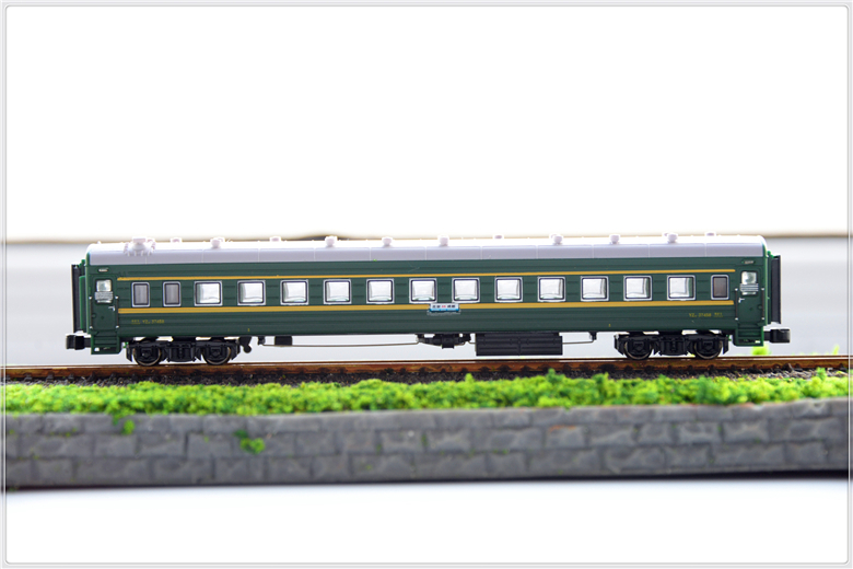绿皮火车模型硬座车n比例 yz22 火车 1:160 上局沪段【图片 价格 品牌