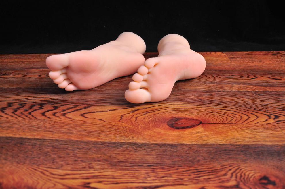 冠堂居大号女脚模型仿真足模仿真脚模美脚模型美足拍照玉足绘画摆设