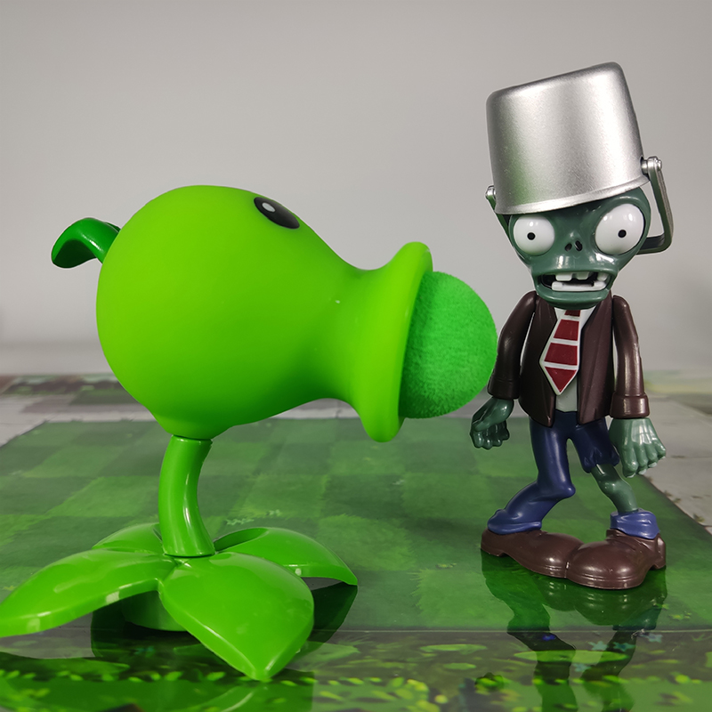 植物大战僵尸玩具软胶豌豆射手寒冰豌豆炮男女孩儿童全套礼物 新年