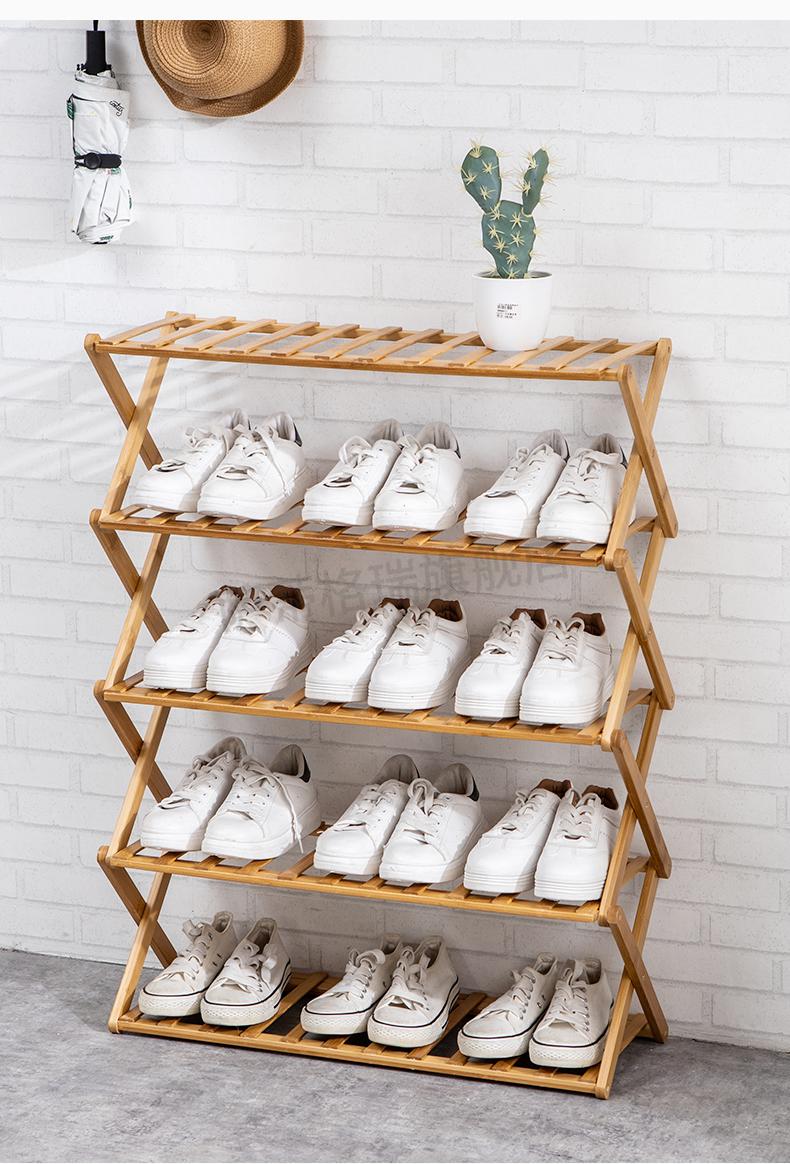 2022新款免安装拆叠鞋架鞋架折叠多层简易家用室内好看经济型架子宿舍